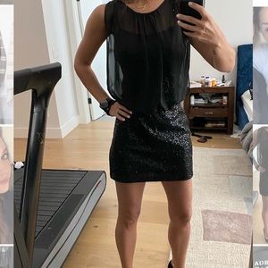 Adrianna Papell party cocktail dress -black size 4